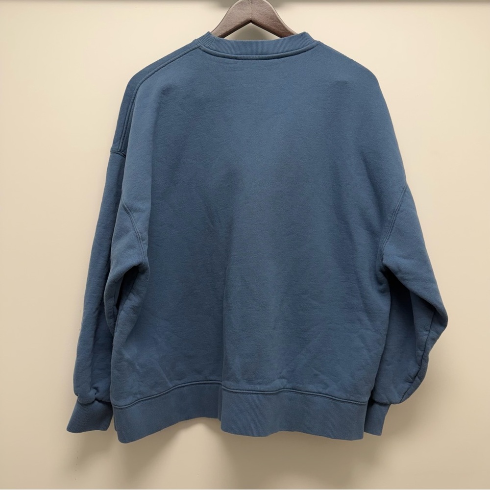 Rotate Birger Christensen Sunday Heavy Sweat Crewneck Blue Size X-Small - Picture 6 of 10